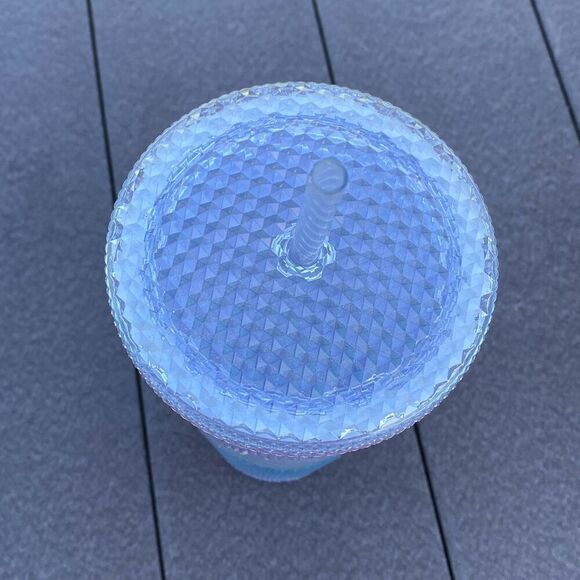 Starbucks limited edition rainbow tumbler 24 oz studded cup with straw - Picture 3 of 6